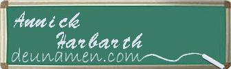 Annick Harbarth Visitenkarte